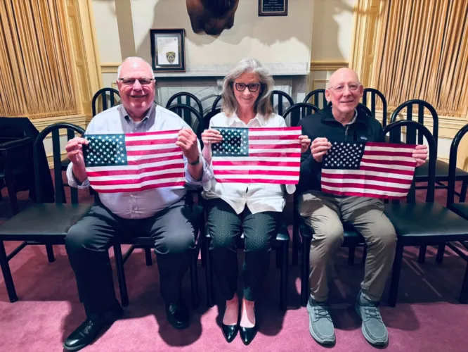 Bellefonte Elks welcomes three new members
